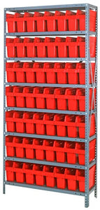 Steel Shelving Units (No. Bins	56)