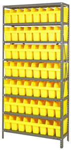 Steel Shelving Units (No. Bins	56)