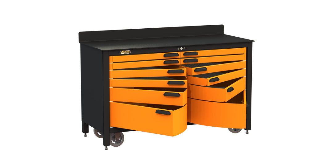 Mobile Workbench Storage – 12 drawers