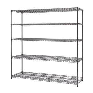 5-Tier Wire Shelving | NSF | Black Anthracite®