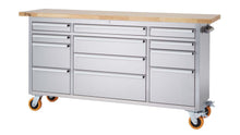 Load image into Gallery viewer, Stainless Steel Rolling Workbench