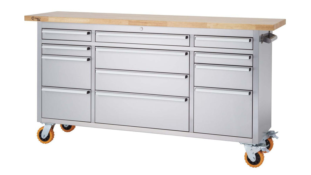 Stainless Steel Rolling Workbench