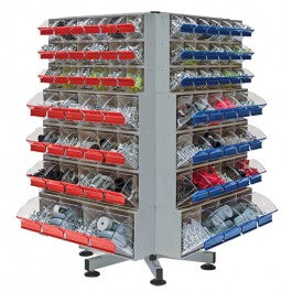 Clear Tip Out Bin Spinner (4 Sided Spinner)
