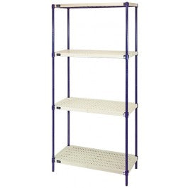 Convenient 1 Box Wire Plastic Mat Shelving Units - 36"