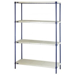 Convenient 1 Box Wire Plastic Mat Shelving Units - 42"