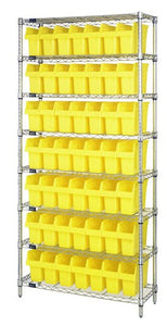 Wire Shelving Units (No. Bins	49)